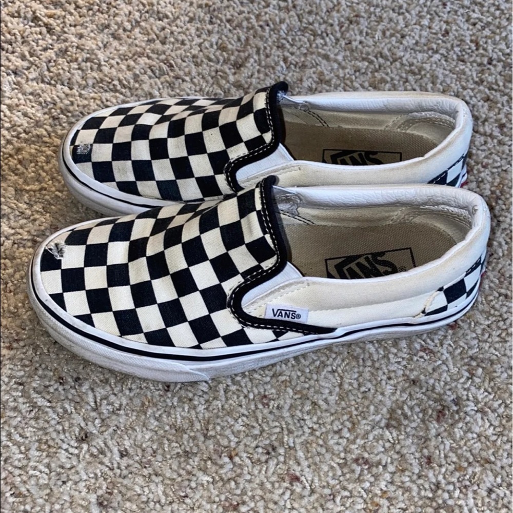 Vans Skate Shoes - black & white checkered